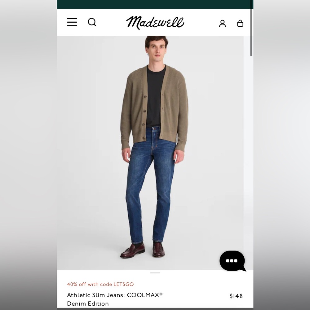 Madewell Athletic Slim Jeans